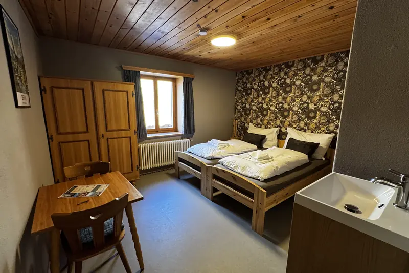 The Bern room: a spacious double room on the second floor.