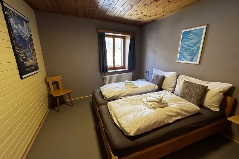 The Interlaken room: a cosy double room on the second floor.